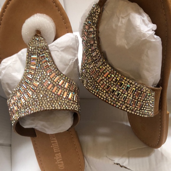 Beautiful sparking sandals . Olivia Miller. Size 8 - Picture 2 of 3